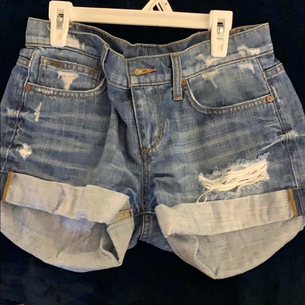 joes distressed jean shorts